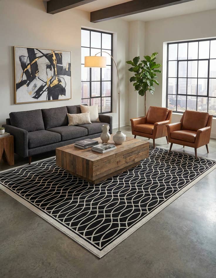 Detail image of 9' 10 x 14' Milano Rug