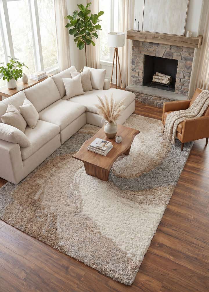 9' 10 x 13' Soft Touch Shag Rug