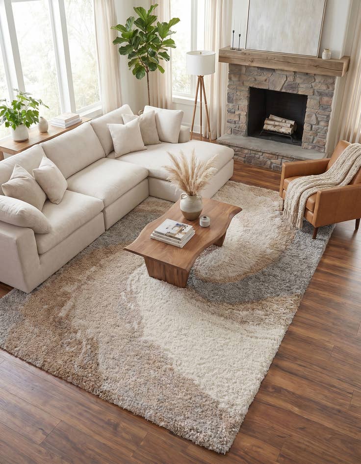 Detail image of 9' 10 x 13' Soft Touch Shag Rug