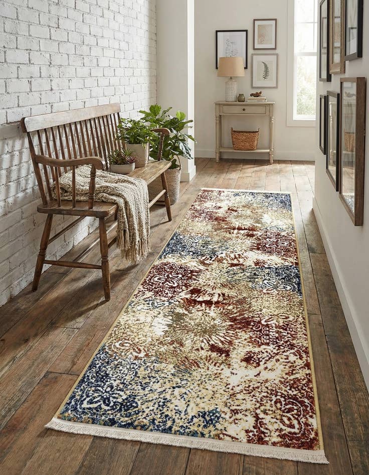 Detail image of 2' x 6' Nain Design Runner Rug