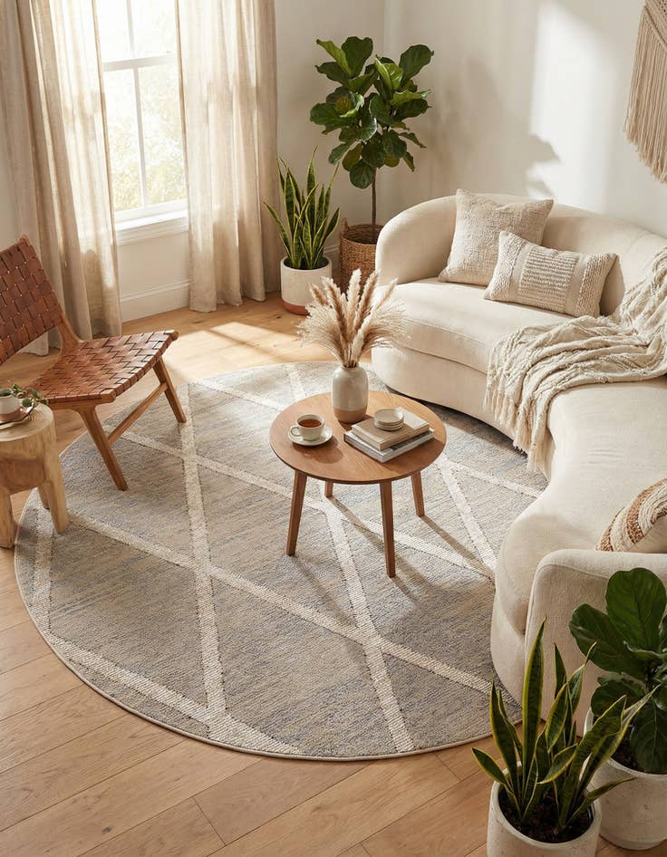 Detail image of 7' x 7' Starlight Round Rug