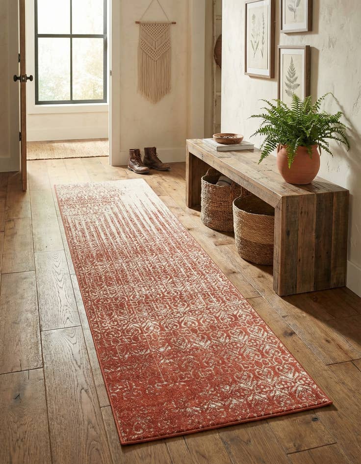 Detail image of  2' 7 x 10' Angelica Runner Rug