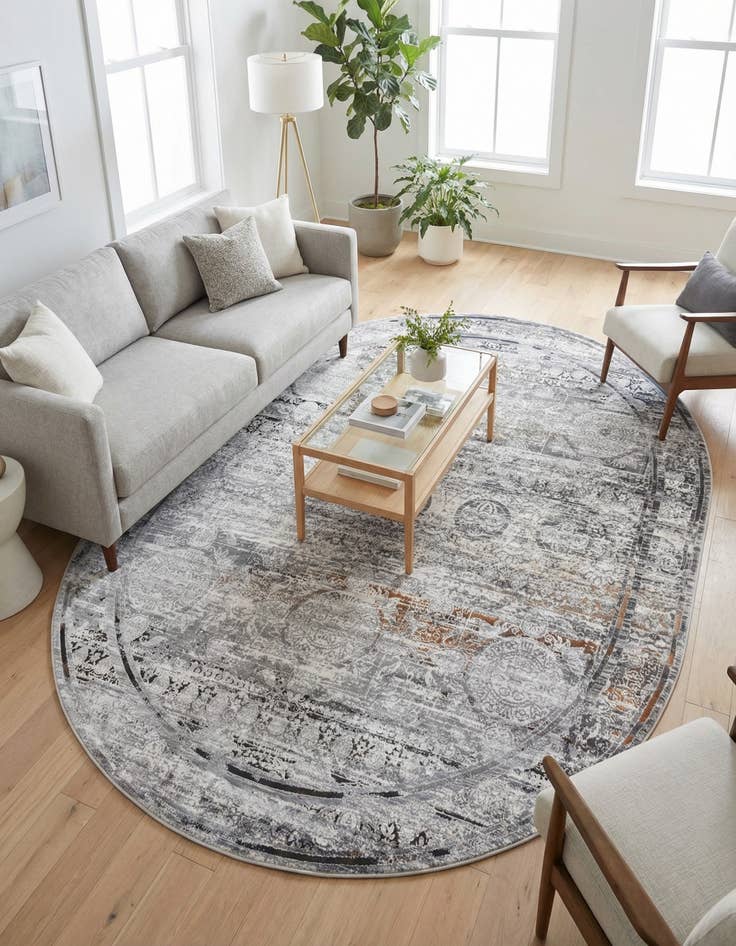 Detail image of 7' 10 x 10' Finsbury Oval Rug