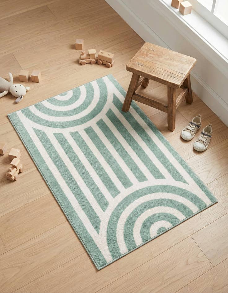 Detail image of 2' x 3' Whimsy Kids Rug