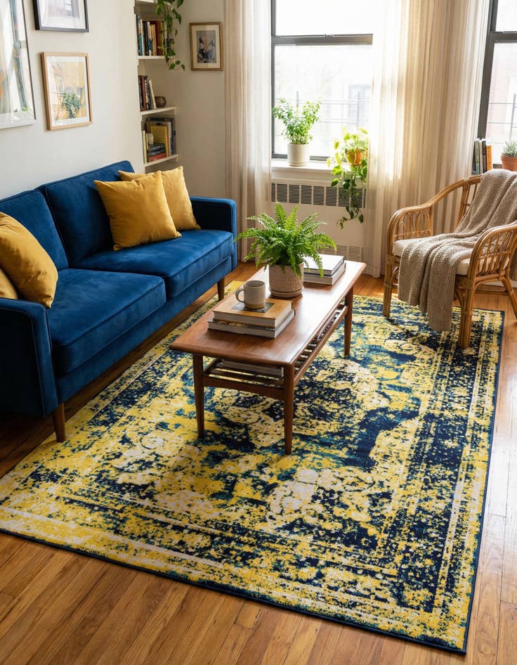 Detail image of 5' 3 x 8' Monte Carlo Rug