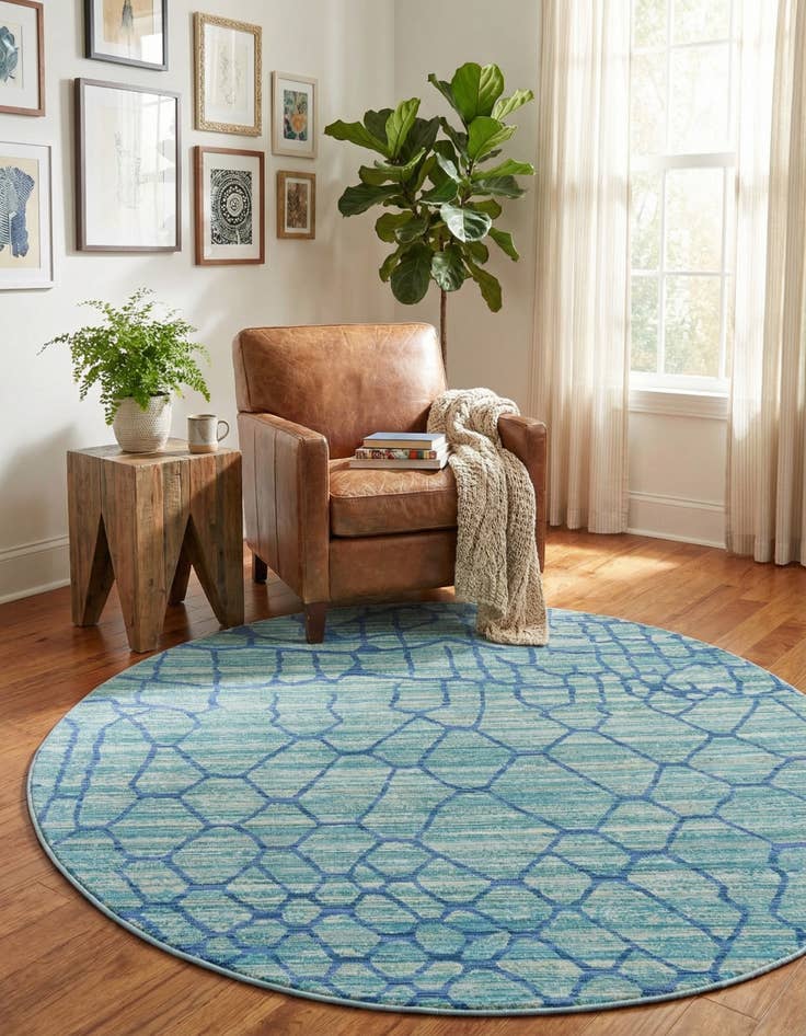 Detail image of 6' x 6' Alexis Round Rug