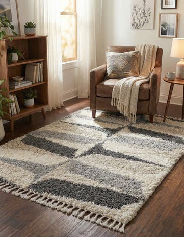 4' x 6' Athena Shag Rug