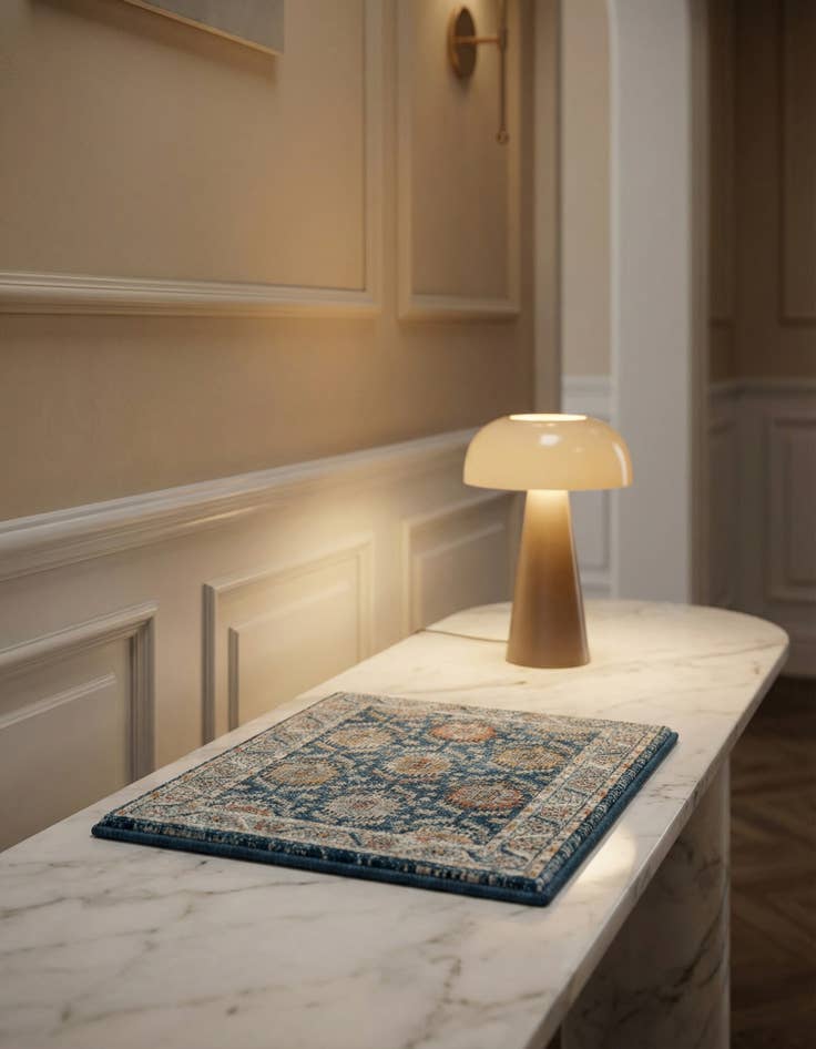 Detail image of 1' 4 x 1' 4 Nyla Sample Rug