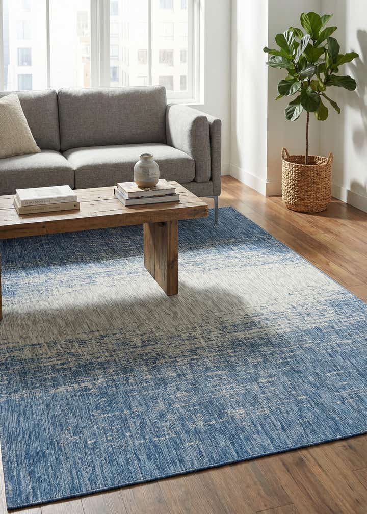 5' 3 x 8' Easy-Clean Modern Indoor / Outdoor Rug