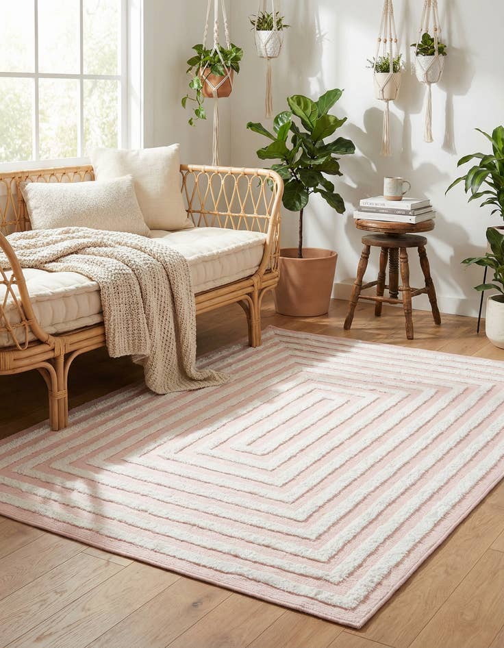 Detail image of  5' 3 x 8' Sabrina Soto Casa Toluca Rug