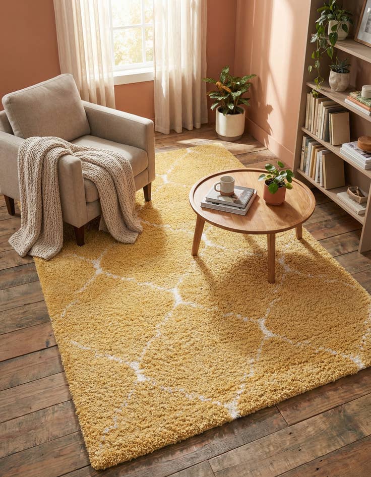 Detail image of 5' x 8' Marrakesh Shag Rug