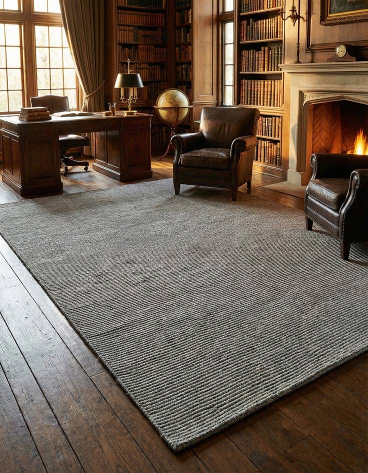 Detail image of 10' x 14' 1  Hand Woven Jill Zarin English Manor Farmhouse Wool Rug