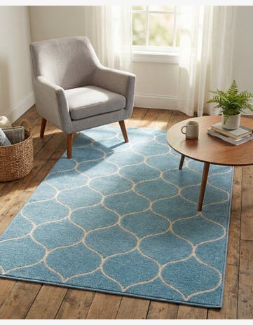 3' x 5' 3 Trellis Frieze Rug