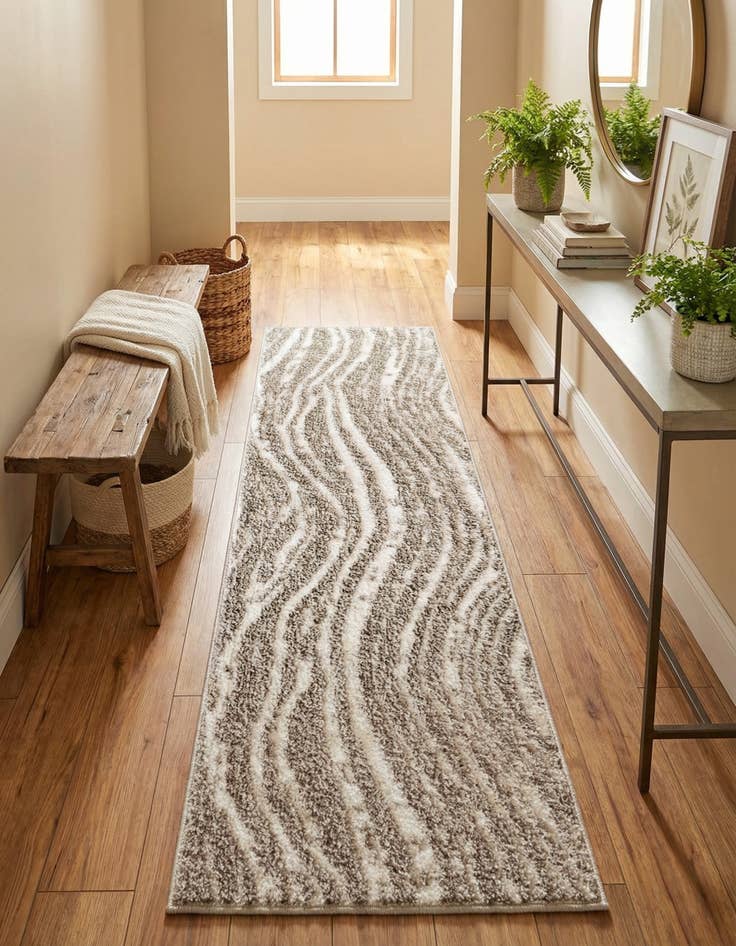 Detail image of  2' x 6' Sepia Runner Rug