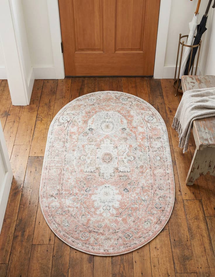 Detail image of 2' x 3' Madeline Vintage Oval Rug