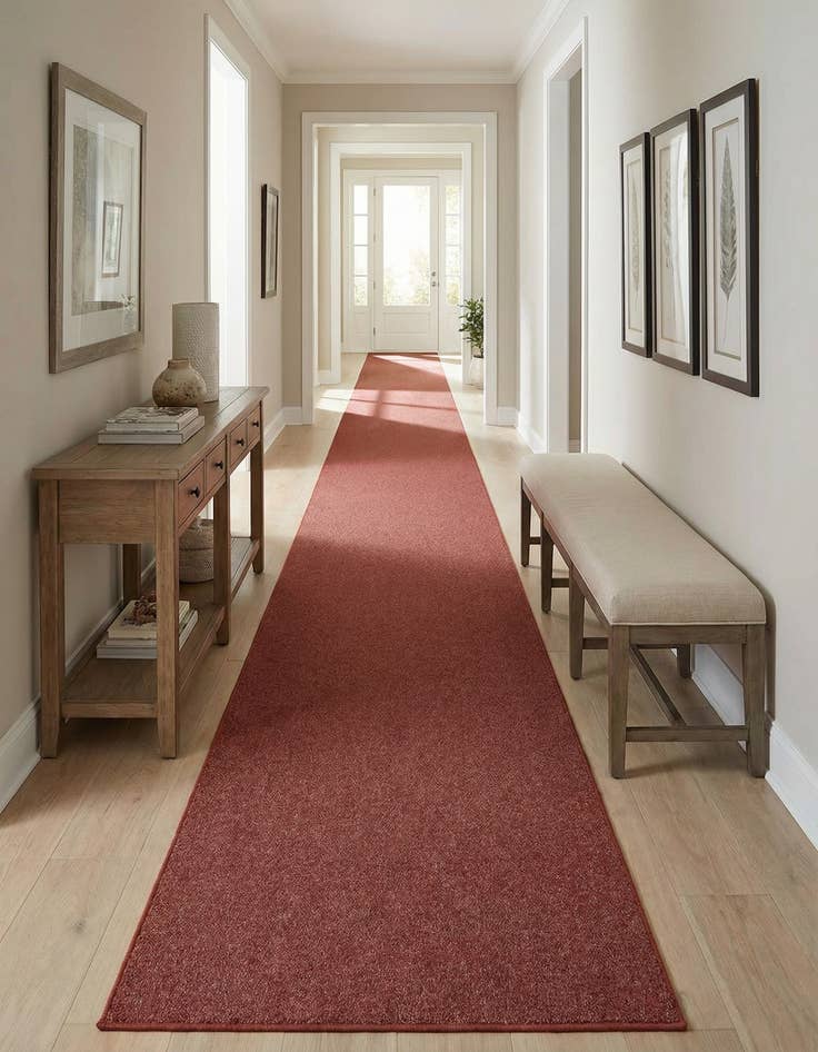 Detail image of 2' 6 x 16' 5 Everyday Solid Runner Rug