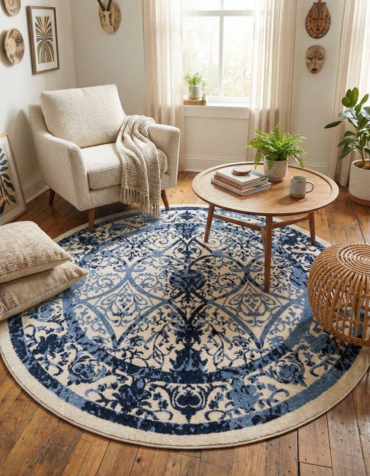 Detail image of 6' x 6' Vista Round Rug
