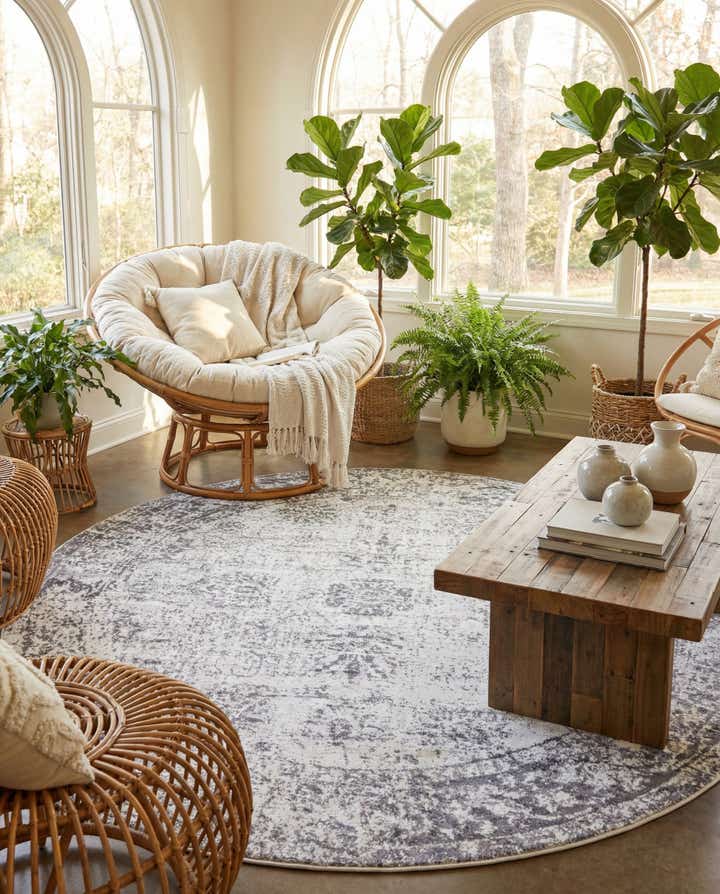 7' 10 x 7' 10 Monte Carlo Round Rug