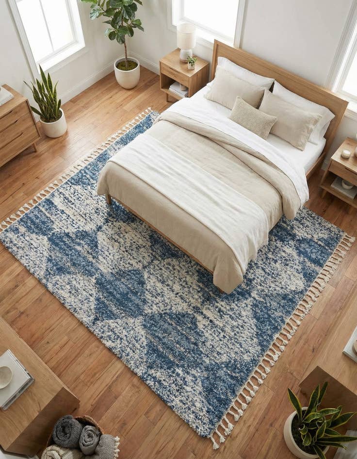 Detail image of 7' 10 x 7' 10 Serenity Shag Square Rug