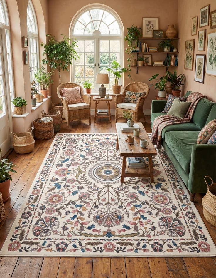 Detail image of 9' x 12' Blossom Rug