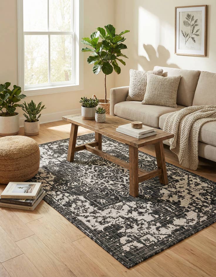 Detail image of 3' x 5' 3 Washable Jill Zarin Dubai Indoor / Outdoor Rug