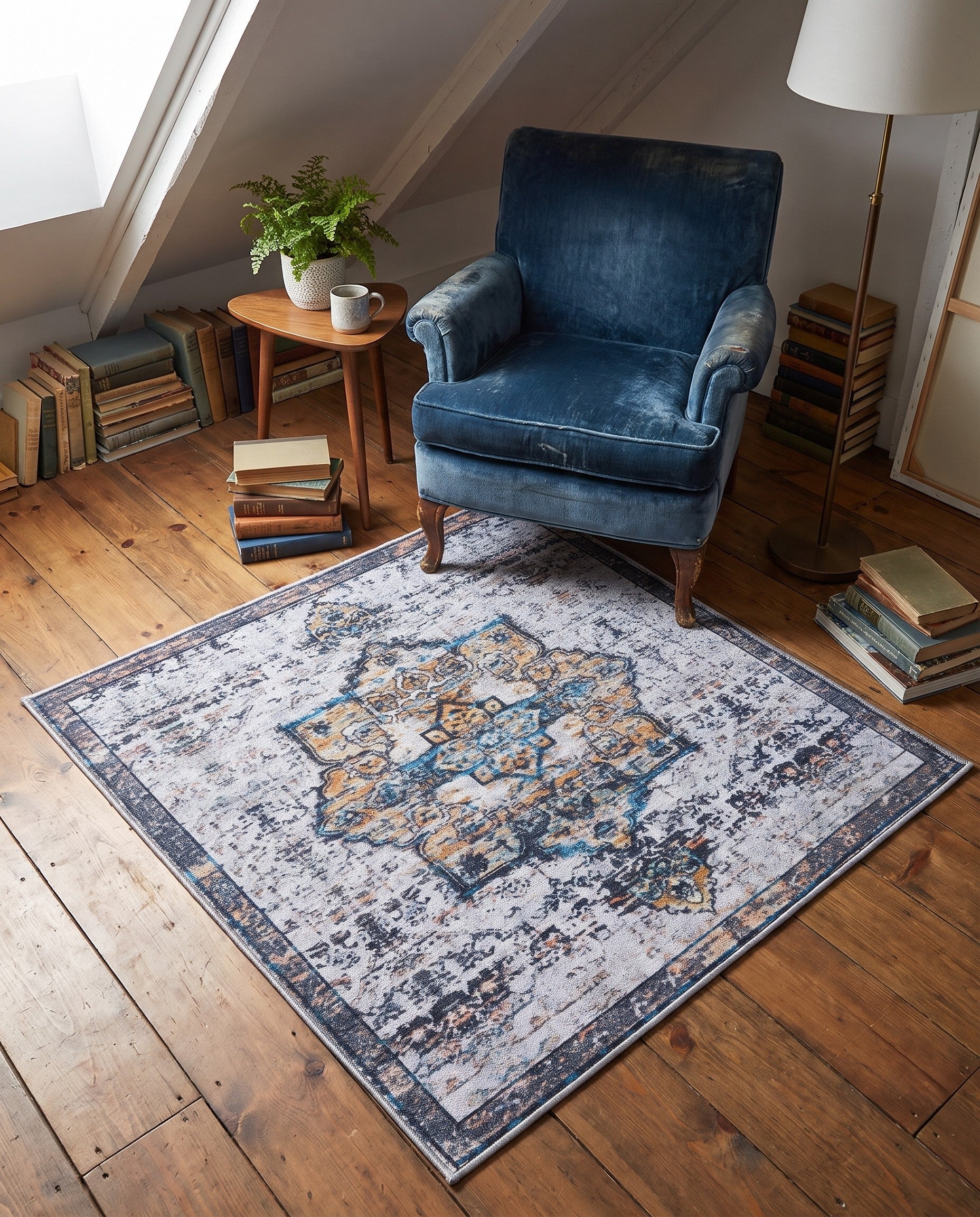 100cm x 100cm Renaissance Square Rug