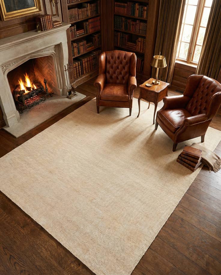 Detail image of 8' x 10' Hand Woven Jill Zarin English Manor Wool Rug