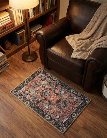 2' x 3' 1 Washable Timeless Rug