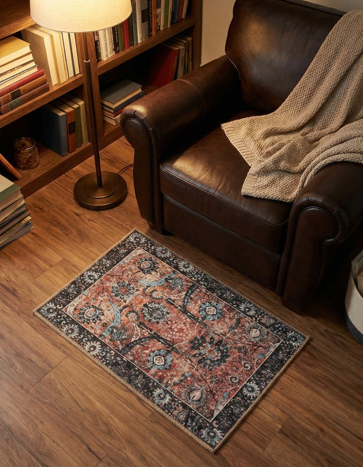 2' x 3' 1 Washable Timeless Rug