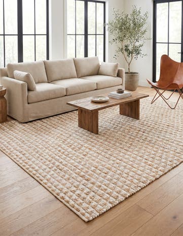 8' x 11' Hand Woven Chindi Jute Rug