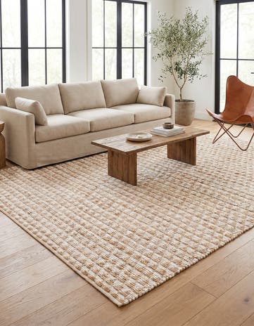 8' x 11' Hand Woven Chindi Jute Rug