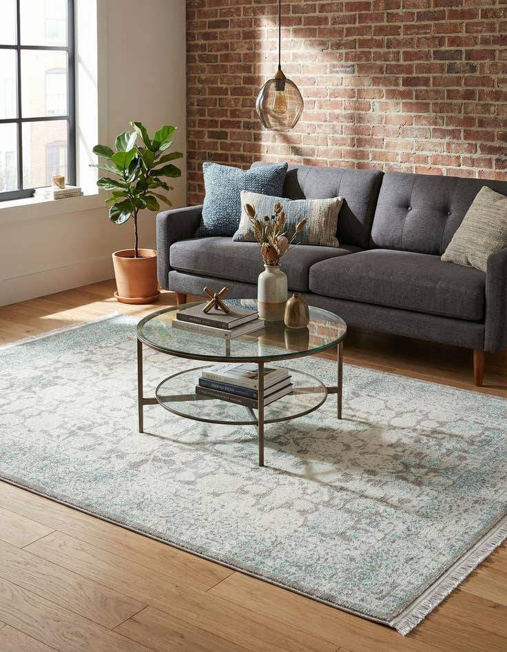 Detail image of 4' x 6' New Vintage Rug