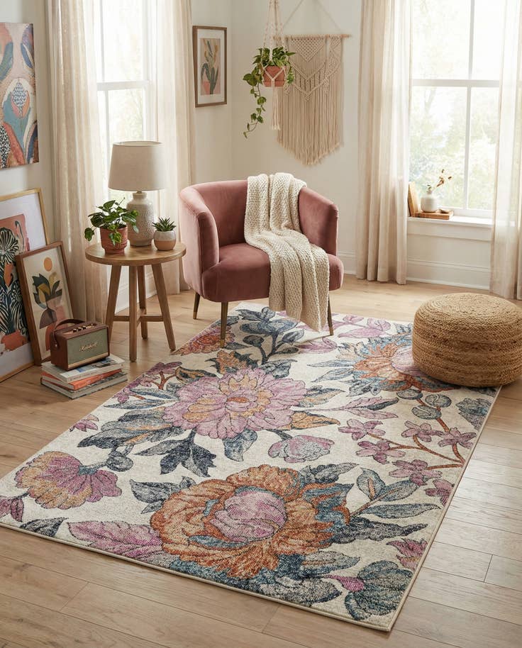 Detail image of 4' x 6' Blossom Rug