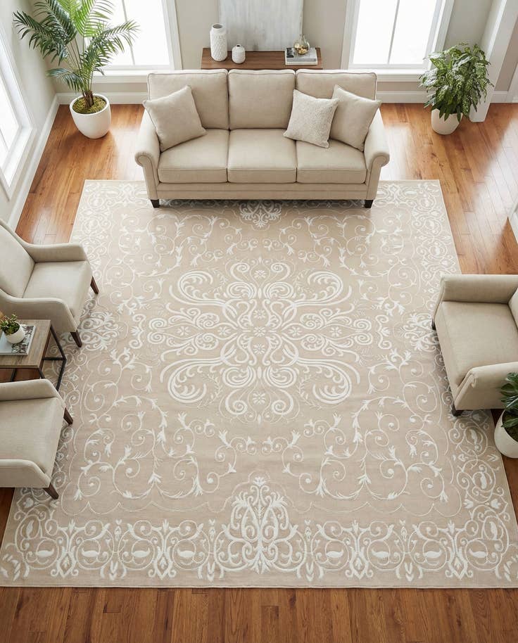 Detail image of 10' 8 x 10' 8 Nepal Square Rug