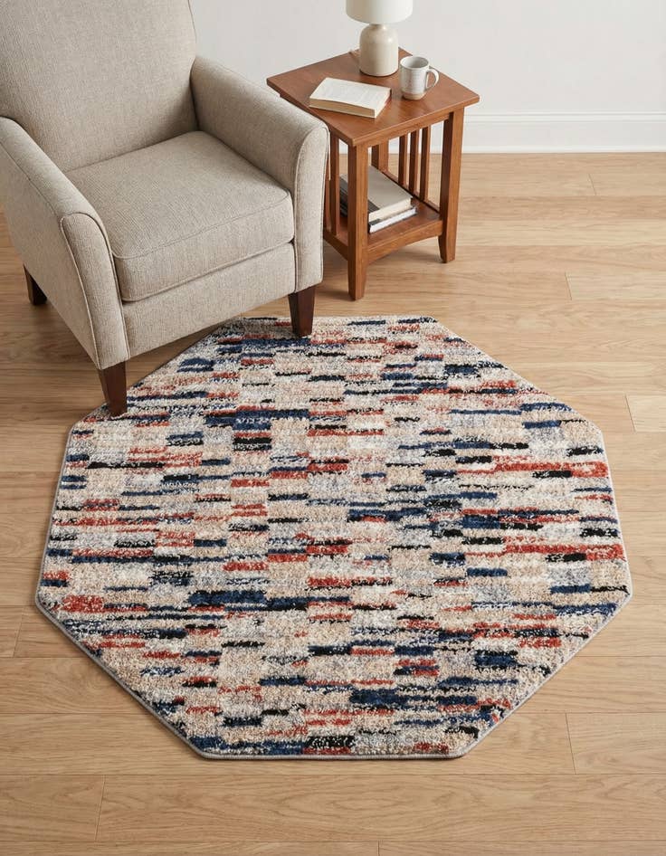 Detail image of 4' x 4' Tucson Octagon Rug