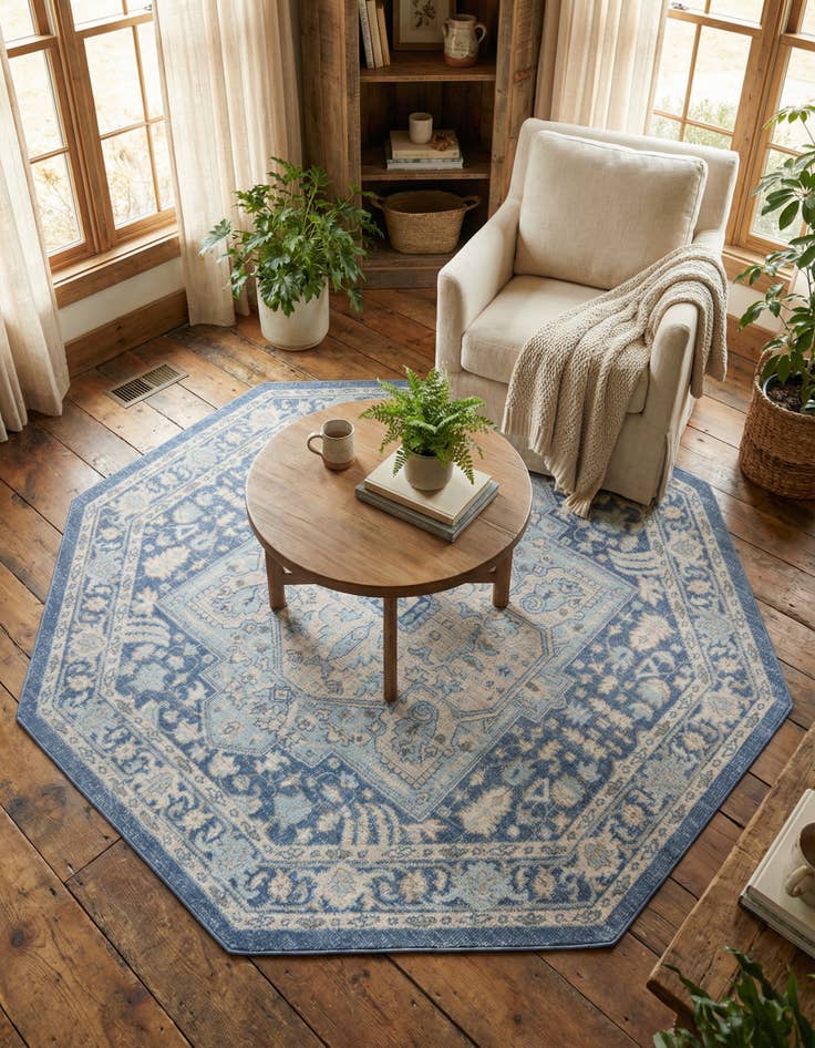 Detail image of 7' x 7' Whitney Octagon Rug