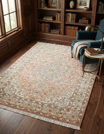 5' x 6' 7 Hand Knotted Tabriz Persian Rug