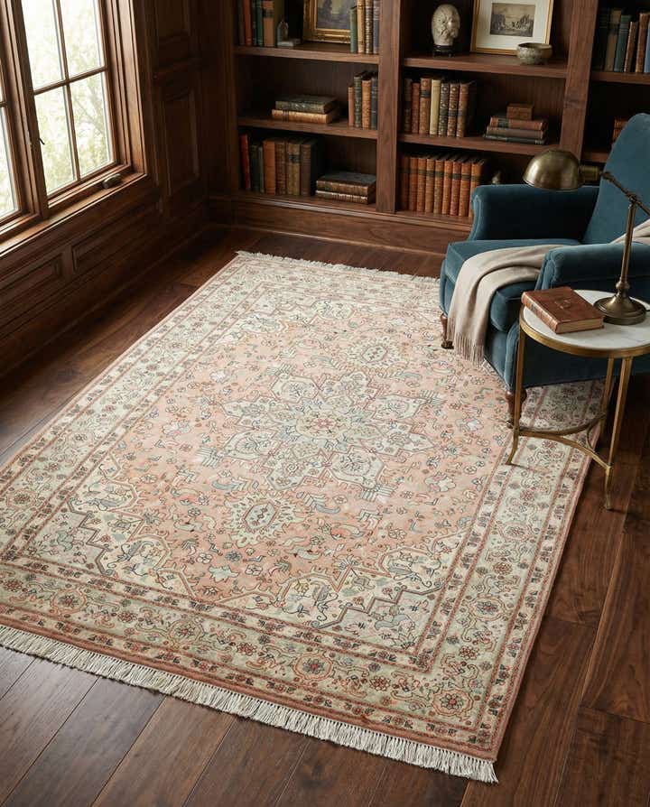 5' x 6' 7 Hand Knotted Tabriz Persian Rug