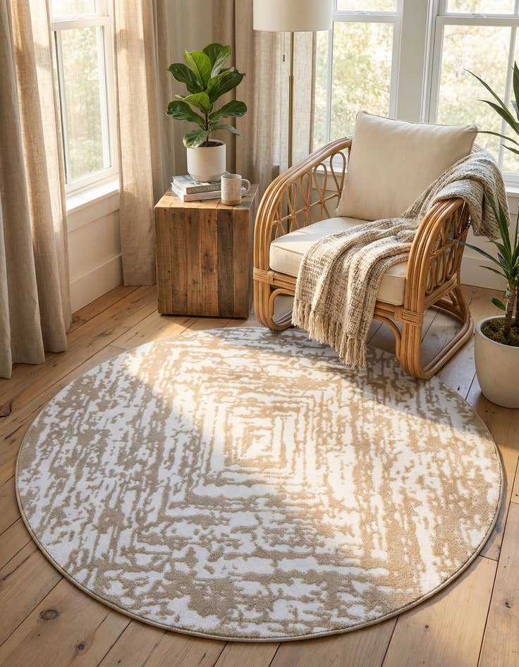 Detail image of 6' x 6' Hermitage Round Rug