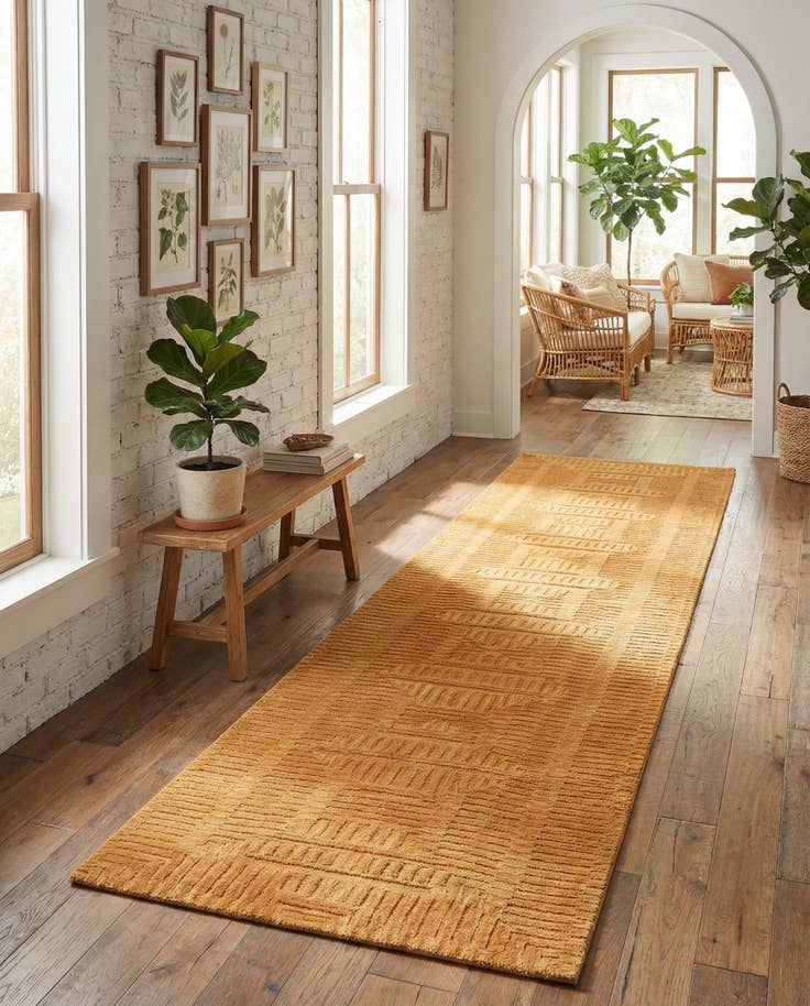 Detail image of 2' 7 x 12' Textura Designer Runner Rug