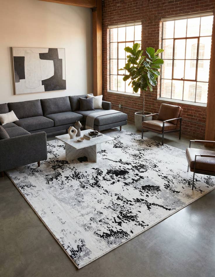 Detail image of 10' x 10' Milano Square Rug