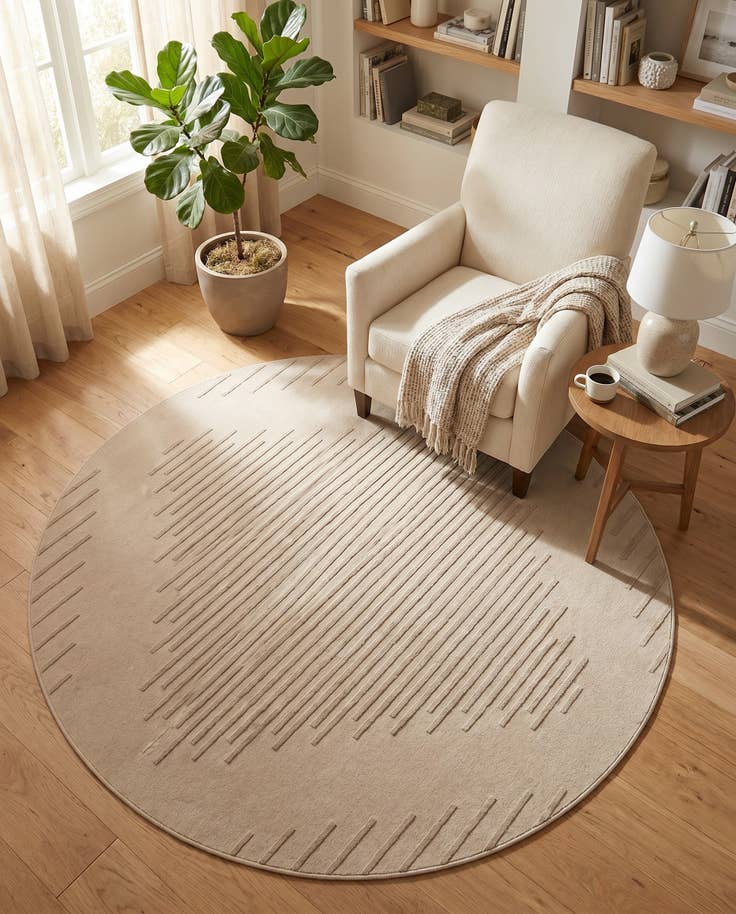 Detail image of 8' x 8' Contour Round Rug