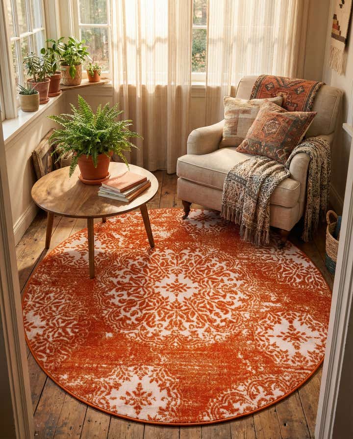 5' 3 x 5' 3 Monte Carlo Round Rug