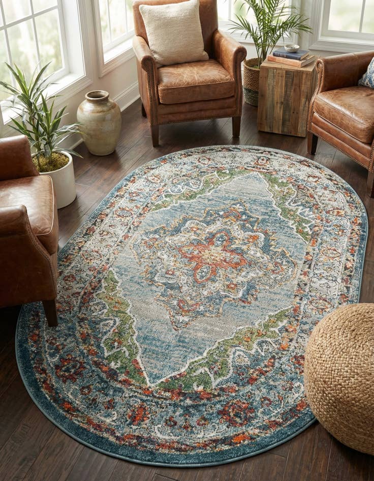 Detail image of 4' x 6' Isabella Oval Rug