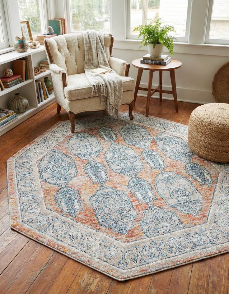 Detail image of 5' x 5' Lola Octagon Rug