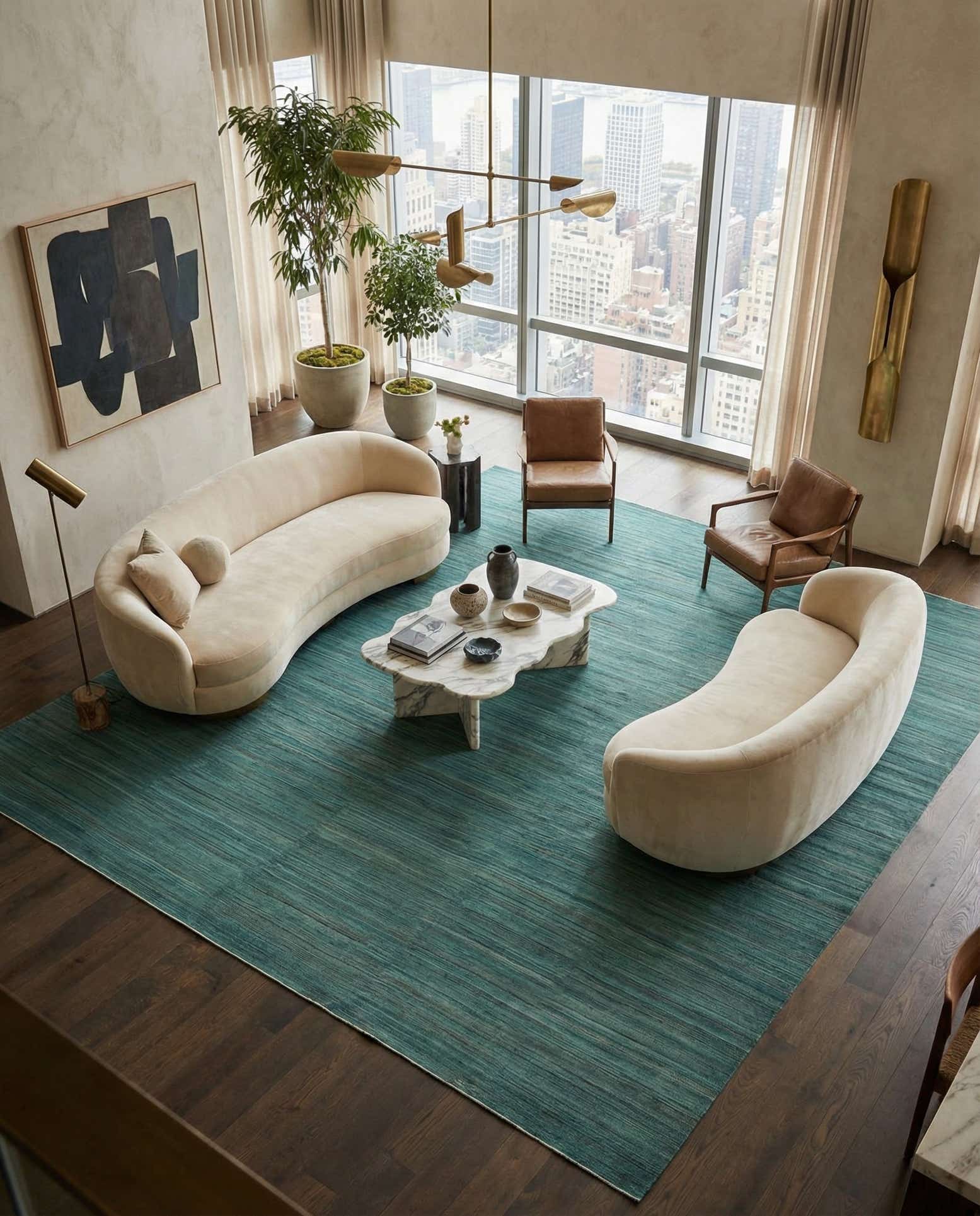 12' 6 x 18' 6 Hand Woven Kilim Afghan Wool Rug