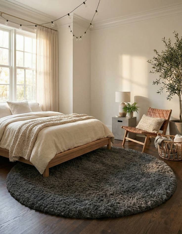 Detail image of 8' x 8' Infinity Shag Round Rug