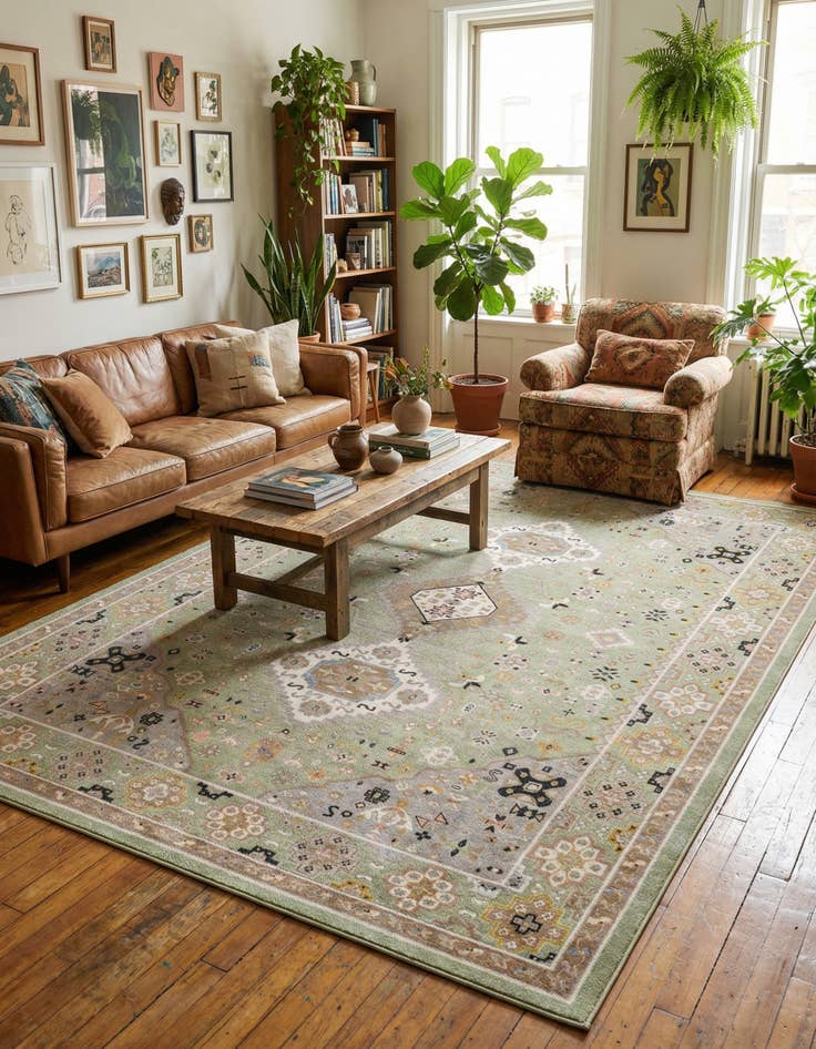 Detail image of 10' x 14' Kamala Washable Rug