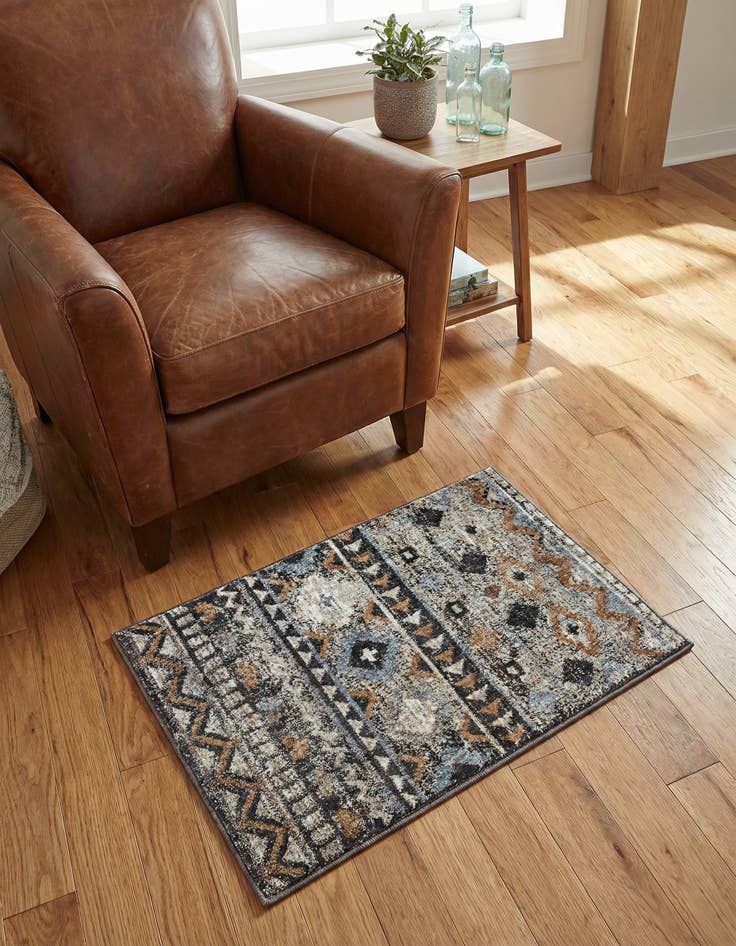 Detail image of 2' x 3' Eco Southwestern Rug