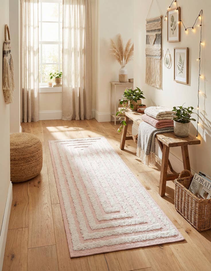 Detail image of  2' 3 x 6' Sabrina Soto Casa Toluca Runner Rug